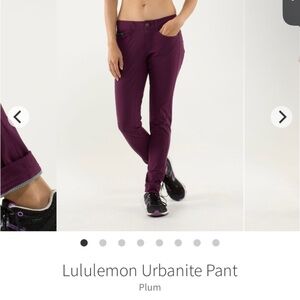 lululemon urbanite plum NWOT